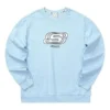 Sweat-shirt à col rond de la série Casual « Blue White »