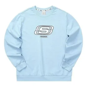 Sweat-shirt à col rond de la série Casual « Blue White »