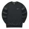 Sweat-shirt à col rond en tricot de la série Colorful Casual « Noir »