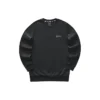 Sweat-shirt à col rond en tricot de la série Colorful Casual « Noir »