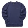 Sweat-shirt à col rond et imprimé de la série Casual Colorful « Navy White »