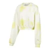 Sweat-shirt à col rond à manches longues Skechers x XUZHI « Jaune Blanc Gris »