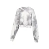 Sweat-shirt à col rond à manches longues Skechers x XUZHI « Jaune Blanc Gris »