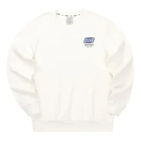 Sweat-shirt décontracté à col rond en maille imprimé de lettres « White » Sweat-shirt décontracté à col rond en maille imprimé de lettres « White »