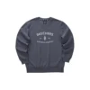 Sweat-shirt décontracté imprimé de lettres de la série Diamond « Gris Blanc »