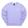 Sweat-shirt de marque de la série Casual colorée « Violet Jaune »