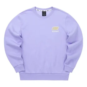 Sweat-shirt de marque de la série Casual colorée « Violet Jaune »