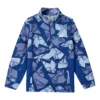 Sweat-shirt à demi-zip imprimé intégral de la série Sports Leisure « Blue »