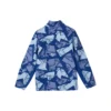 Sweat-shirt à demi-zip imprimé intégral de la série Sports Leisure « Blue »