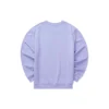 Sweat-shirt unisexe à col rond et lettres de la série Casual « Purple »