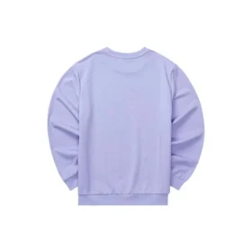 Sweat-shirt unisexe à col rond et lettres de la série Casual « Purple »
