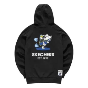 Sweats à capuche graphiques « Black White Blue »