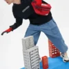 Sweats à capuche graphiques « Black White Blue »