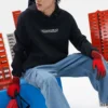 Sweats à capuche graphiques « Black White Blue »