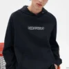Sweats à capuche graphiques « Black White Blue »