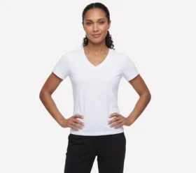 T-shirt à col en V Pima