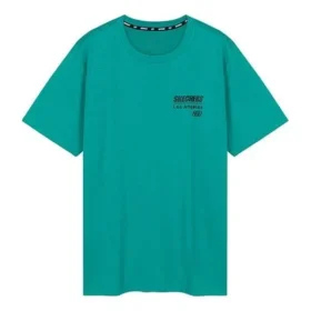 T-shirt à col rond et manches courtes Skechers pour homme, bleu