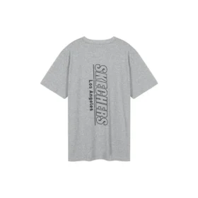 T-shirt à col rond et manches courtes Skechers pour homme, gris
