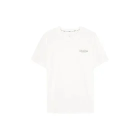 T-shirt décontracté à manches courtes « White Yellow »