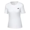 T-shirt de course à manches courtes en tricot, blanc