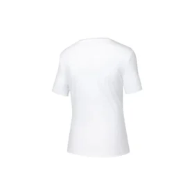 T-shirt de course à manches courtes en tricot, blanc