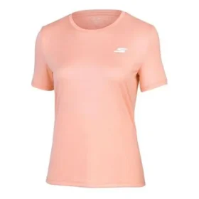 T-shirt de course à manches courtes en tricot rouge