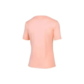 T-shirt de course à manches courtes en tricot rouge