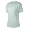 T-shirt de sport à manches courtes « Vert Blanc »