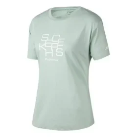 T-shirt de sport à manches courtes « Vert Blanc »