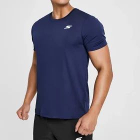 T-shirt de sport Skechers pour homme, à manches courtes, bleu