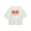 T-shirt graphique décontracté « White Red »