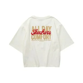 T-shirt graphique décontracté « White Red »