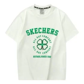T-shirt graphique à manches courtes « White Green »