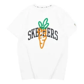 T-shirt graphique Skechers x Carrots « Blanc Orange Noir »