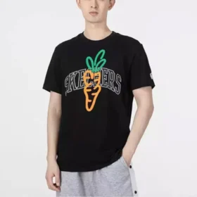 T-shirt graphique Skechers x Carrots « Noir Orange Gris »