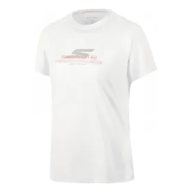 T-shirt imprimé avec logo sportif « Blanc »