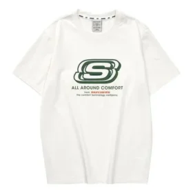T-shirt à logo « Blanc Vert »