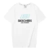T-shirt à logo imprimé « Blanc Bleu Noir »