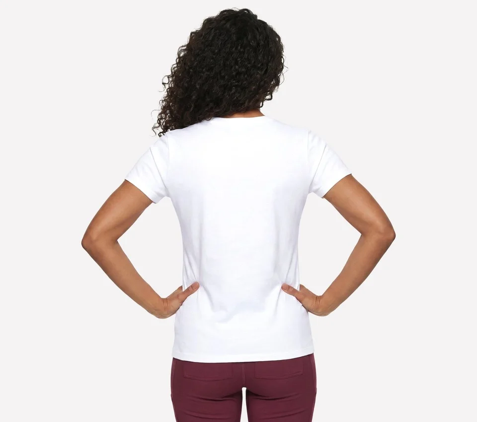 T-shirt à manches courtes avec motif floral en losanges T-shirt à manches courtes avec motif floral en losanges