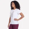 T-shirt à manches courtes avec motif floral en losanges T-shirt à manches courtes avec motif floral en losanges