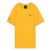T-shirt à manches courtes en tricot imprimé Alphabet Skechers pour homme, jaune