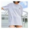 T-shirt à manches courtes imprimé Barrel Blanc