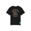 T-shirt à manches courtes imprimé Barrel Noir