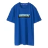 T-shirt à manches courtes imprimé Skechers pour homme, bleu