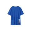 T-shirt à manches courtes imprimé Skechers pour homme, bleu