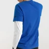 T-shirt à manches courtes imprimé Skechers pour homme, bleu