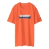 T-shirt à manches courtes imprimé Skechers pour homme, rouge