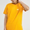T-shirt à manches courtes respirant Skechers Loose Printing pour homme, jaune