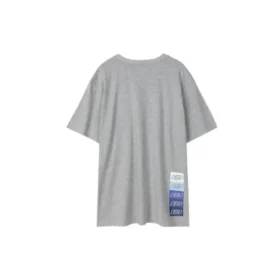T-shirt à manches courtes Skechers pour homme, ample et respirant, gris
