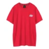 T-shirt à manches courtes Skechers Printing S Knit pour homme, rouge racing